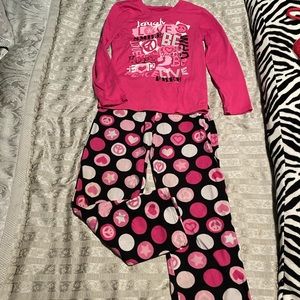 Justice girls PJ set